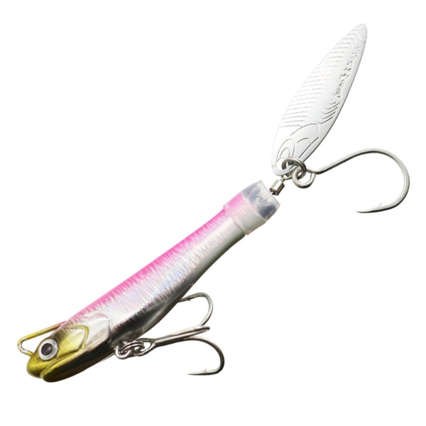 海太郎 サカナサカナスピン 40g(#010 シルバーピンク)